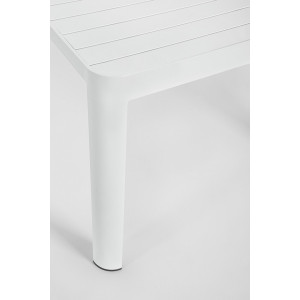 MILTON prémium bővíthető kültéri étkezőasztal -149/97cm - antracit/taupe/fehér