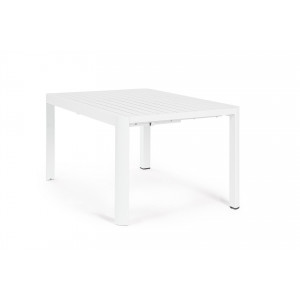 MILTON prémium bővíthető kültéri étkezőasztal -149/97cm - antracit/taupe/fehér