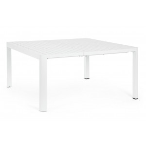 MILTON prémium bővíthető kültéri étkezőasztal -149/97cm - antracit/taupe/fehér