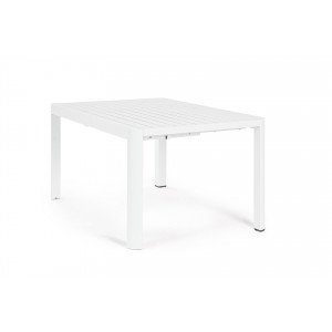 MILTON prémium bővíthető kültéri étkezőasztal -149/97cm - antracit/taupe/fehér