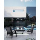 KEYWEST prémium kültéri kerámia étkezőasztal/ dohányzóasztal - antracit