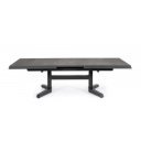 KEYWEST prémium kültéri kerámia étkezőasztal/ dohányzóasztal - antracit