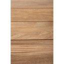 CANCUN prémium teakfa kültéri étkezőasztal - 180cm - antracit