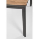 CANCUN prémium teakfa kültéri étkezőasztal - 180cm - antracit