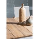 CANCUN prémium teakfa kültéri étkezőasztal - 180cm - fehér