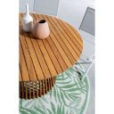 RODANO prémium akác kültéri étkezőasztal - 120cm