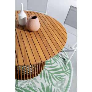 RODANO prémium akác kültéri étkezőasztal - 120cm