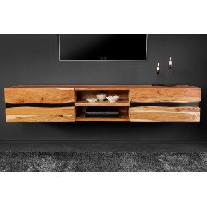 AMAZONAS design akác fali TV-szekrény - 160cm INVICTA