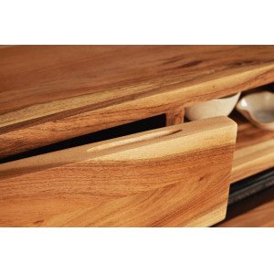 AMAZONAS design akác fali TV-szekrény - 160cm