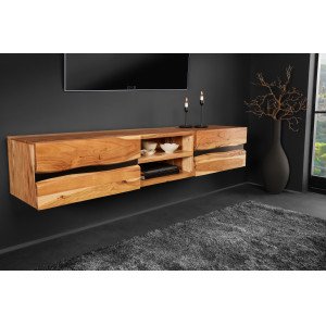 AMAZONAS design akác fali TV-szekrény - 160cm