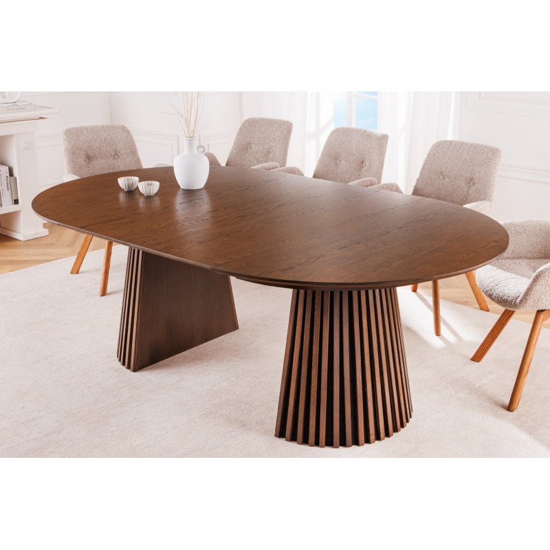 VALHALLA DARK modern bővíthető étkezőasztal - 120-160-200cm