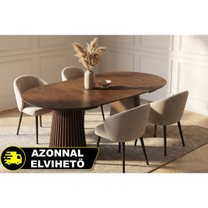 VALHALLA DARK modern bővíthető étkezőasztal - 120-160-200cm Bővíthető étkezőasztal