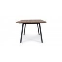 VERACRUZ prémium akácfa kültéri étkezőasztal - 160/200cm - antracit