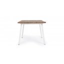 VERACRUZ prémium akácfa kültéri étkezőasztal - 160/200cm - fehér