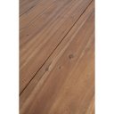 VERACRUZ prémium akácfa kültéri étkezőasztal - 160/200cm - fehér