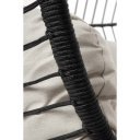 BALI design függőfotel - fekete/szürke