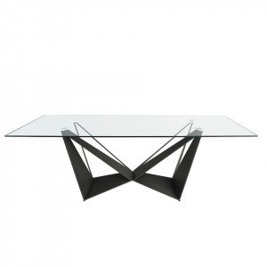 MIGUEL design étkezőasztal - 240cm - fekete