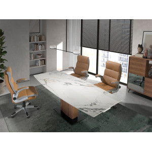 SOLSONA design bővíthető kerámia étkezőasztal - 160-240cm