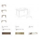 ROBLEDO design bővíthető kerámia étkezőasztal - 140-200cm