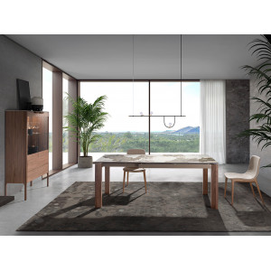 ROBLEDO design bővíthető kerámia étkezőasztal - 140-200cm