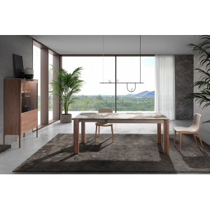 ROBLEDO design bővíthető kerámia étkezőasztal - 140-200cm AC_DSC