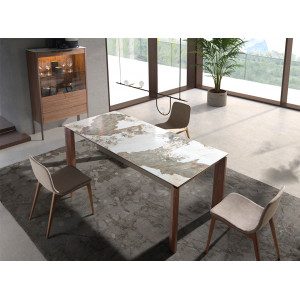 ROBLEDO design bővíthető kerámia étkezőasztal - 140-200cm