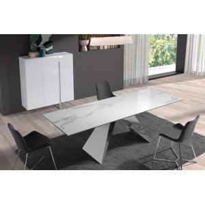 BELORADO design bővíthető kerámia étkezőasztal - 160-240cm Angel Cerdá