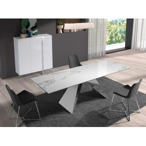 BELORADO design bővíthető kerámia étkezőasztal - 160-240cm