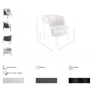 LIZARRA design fotel