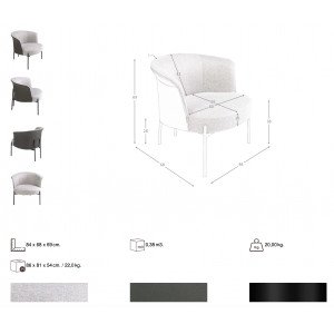 LIZARRA design fotel