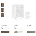 IDOLE prémium dió fiókos szekrény