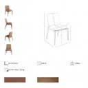 ISIDRO prémium étkezőszék