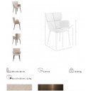 SIDONIA exkluzív étkezőszék