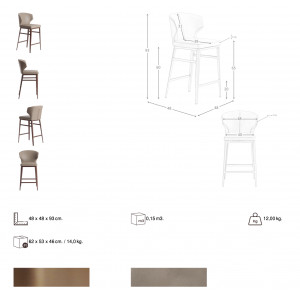 LAMINA prémium bárszék