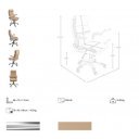 MATEO modern forgószék