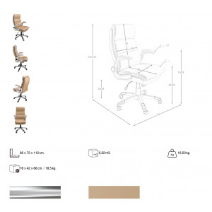 MATEO modern forgószék