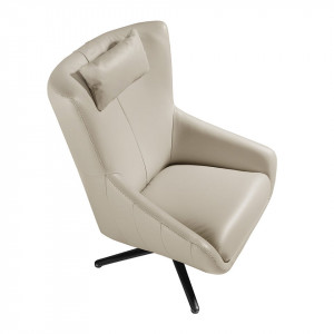 CASCADE design bőr fotel - beige