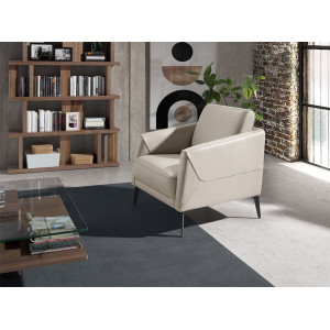 PARADA design bőr fotel - taupe