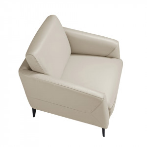 PARADA design bőr fotel - taupe