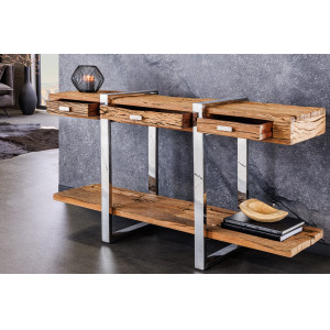 BARRACUDA STAR modern teakfa konzolasztal 140cm INVICTA