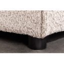 HEAVEN modern 3 személyes kanapé - beige bouclé