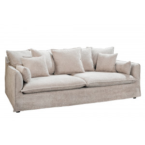 HEAVEN modern 3 személyes kanapé - beige bouclé