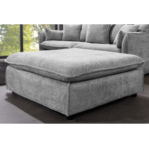 HEAVEN modern 3 személyes kanapé - szürke bouclé