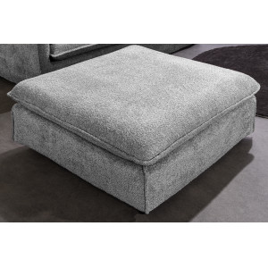 HEAVEN modern 3 személyes kanapé - szürke bouclé