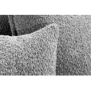 HEAVEN modern  sarokkanapé - szürke bouclé - 255cm
