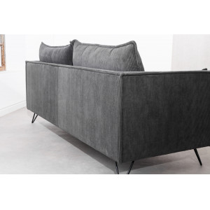 ROCCO exkluzív kordbársony kanapé - 194cm - szürke