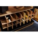 GOLDEN SUNSET exkluzív mangófa bárszekrény - 140cm