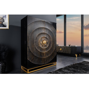 GOLDEN SUNSET exkluzív mangófa bárszekrény - 140cm INVICTA