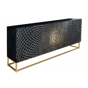 ILLUSION modern mangófa komód - 177cm