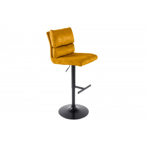 COMFORT modern bársony bárszék - okker